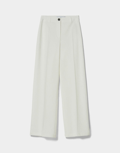 Wide-Leg-Hose mit Gürtelschlaufen